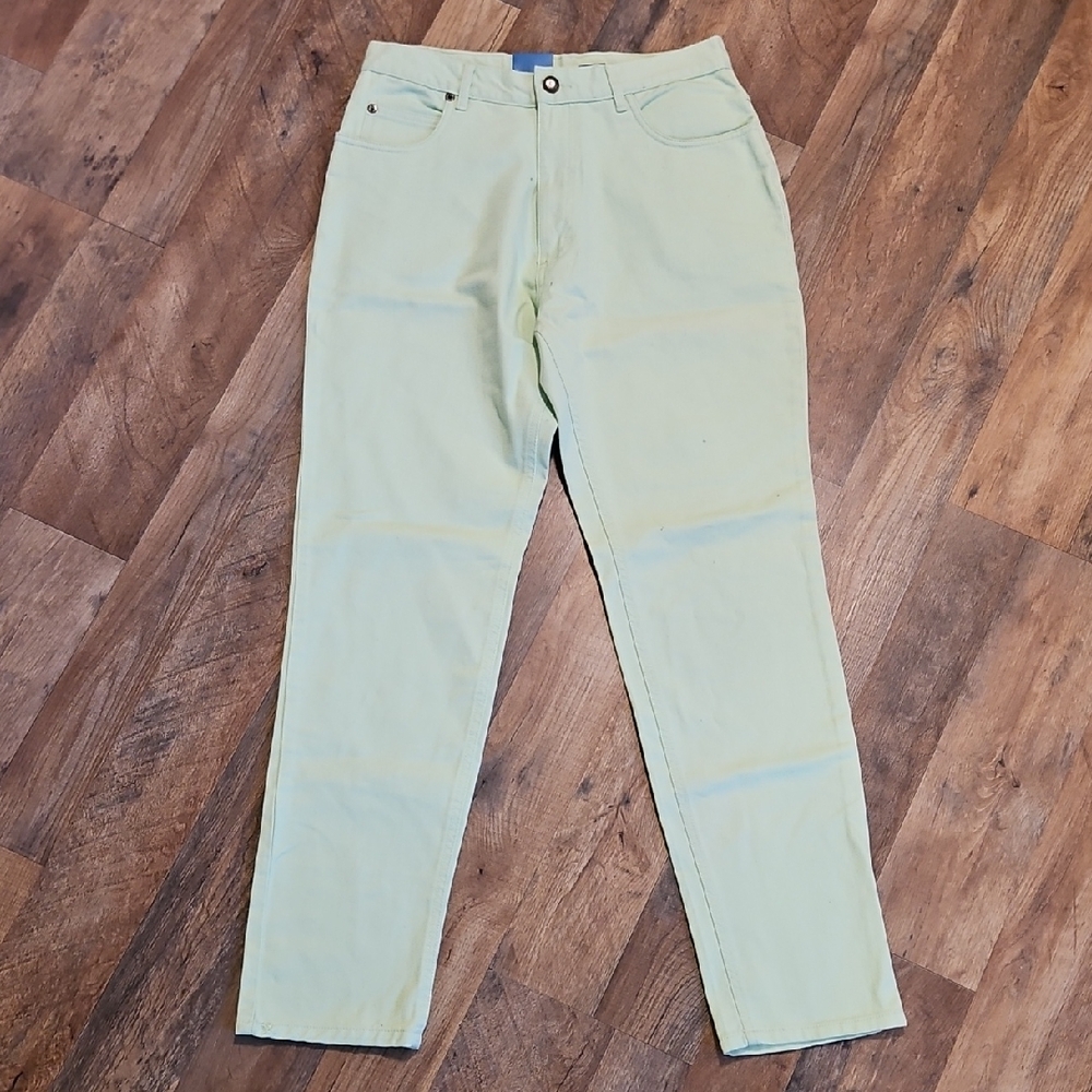 👖Bugle Boy Mint Green Tapered Jeans